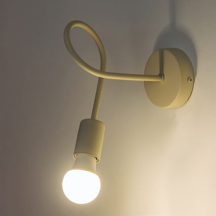 OXFORD fali lámpa 1xE27/15W/230V krémszínű