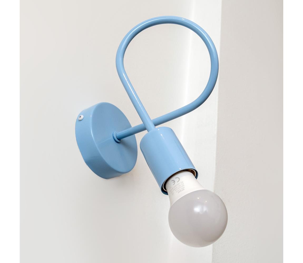 OXFORD fali lámpatest 1xE27/15W/230V kék K