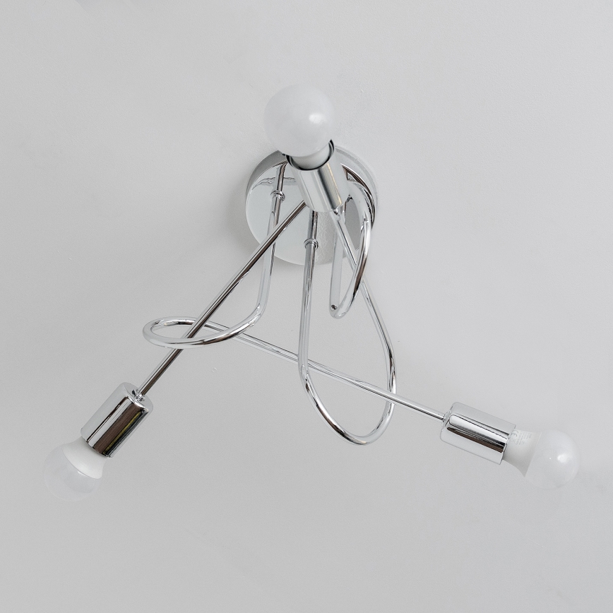 OXFORD felületre szerelhető csillár 3xE27/15W/230V fényes króm