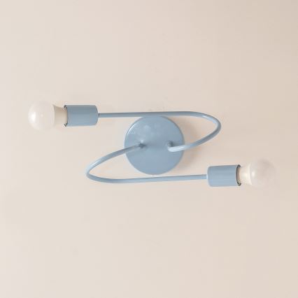 OXFORD felületre szerelt csillár 2xE27/15W/230V kék