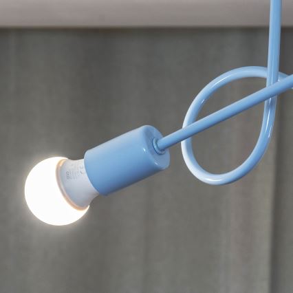 OXFORD felületre szerelt csillár 2xE27/15W/230V kék