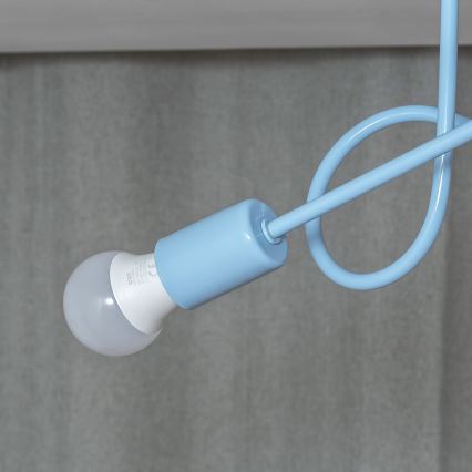 OXFORD felületre szerelt csillár 2xE27/15W/230V kék