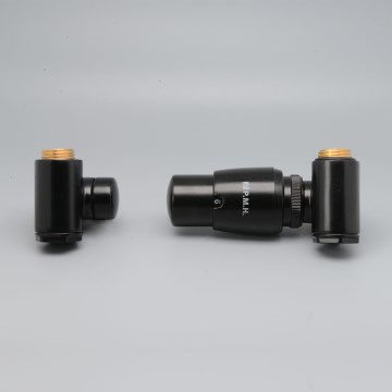 P.M.H. INTER-RB - INTER jobb oldali termosztatikus fejű szelep/fekete