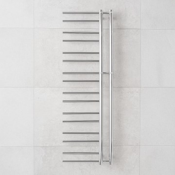 P.M.H. T2C-L - THEIA fürdőszobai törölközőszárító radiátor 352 W 154 cm balos/fényes króm