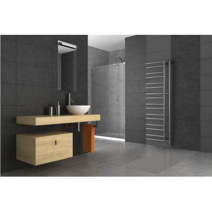 P.M.H. T2C-L - THEIA fürdőszobai törölközőszárító radiátor 352 W 154 cm balos/fényes króm