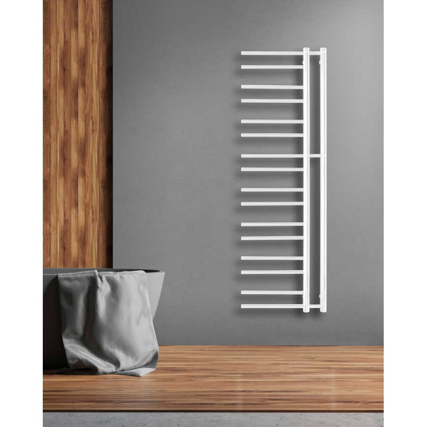 P.M.H. T2W-L - Fürdőszobai létrás törölközőszárító radiátor THEIA 352 W 154 cm balos/fehér