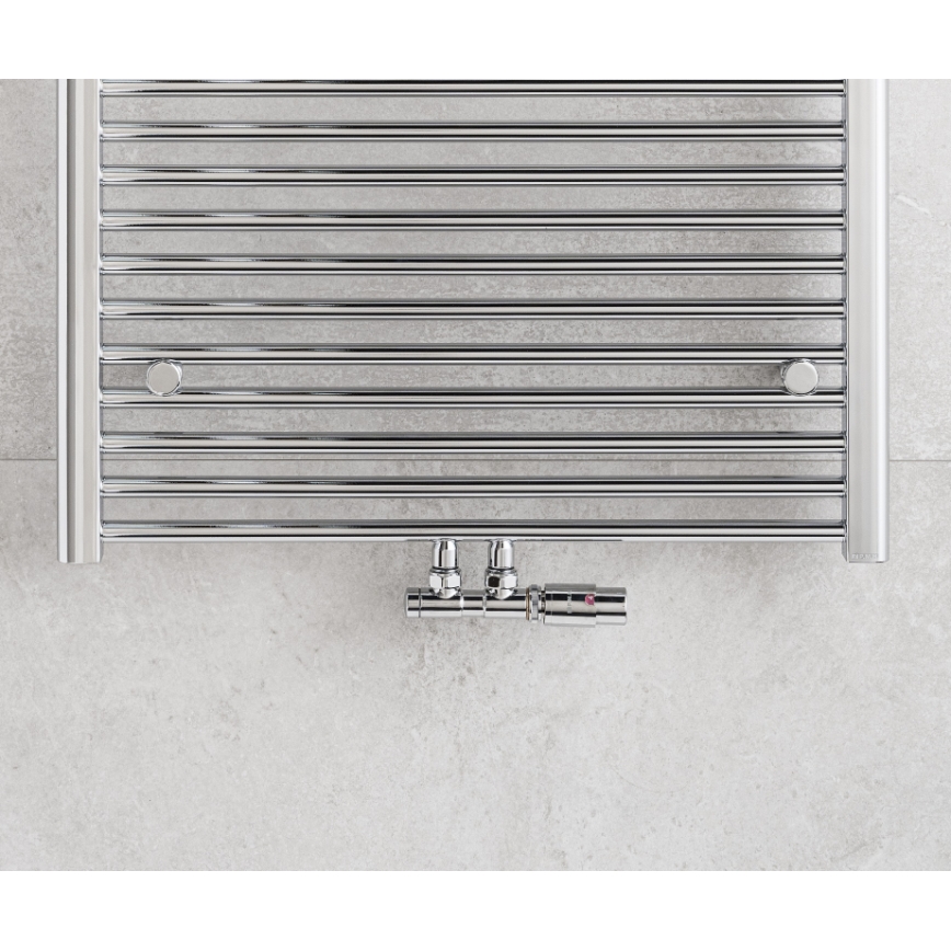 P.M.H. TERM-RC-EK - TERM termosztátfejes szelep, jobb oldali, fényes króm