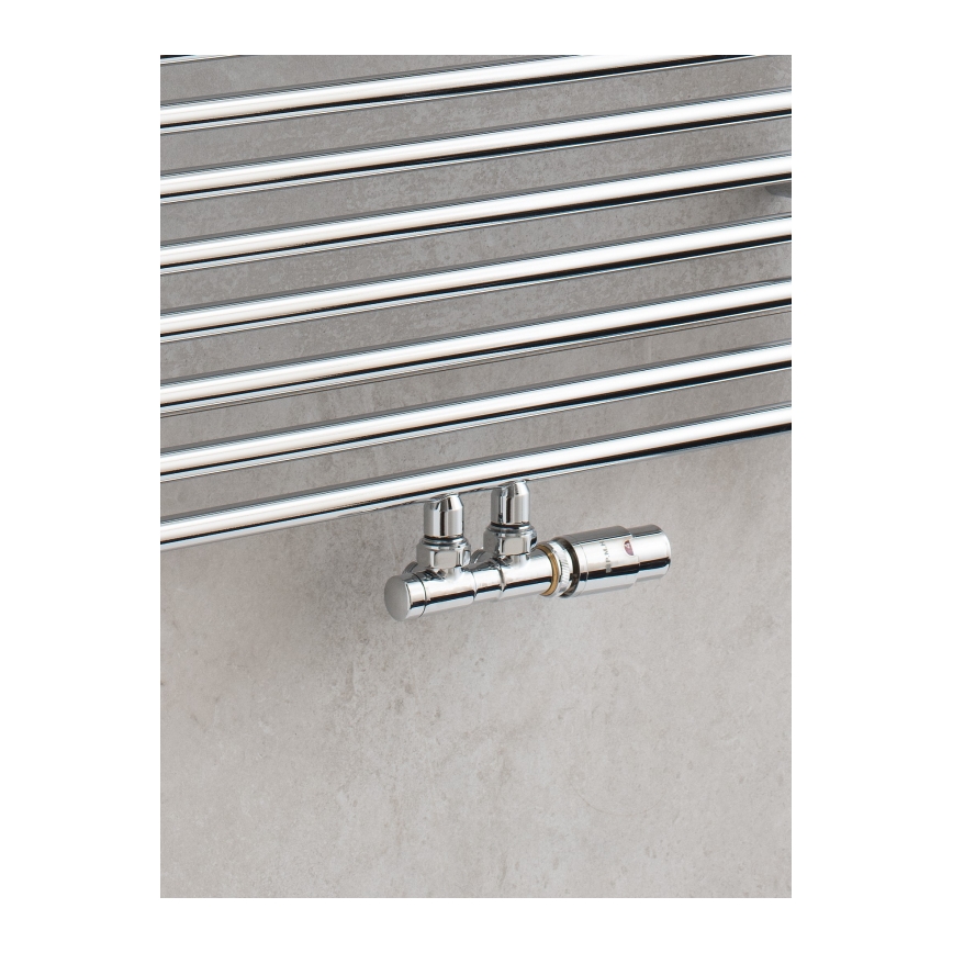 P.M.H. TERM-RC-EK - TERM termosztátfejes szelep, jobb oldali, fényes króm