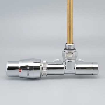 P.M.H. UNIKO-LC-EK - UNIKO termosztatikus fejjel szerelt, balos szelep, fényes króm