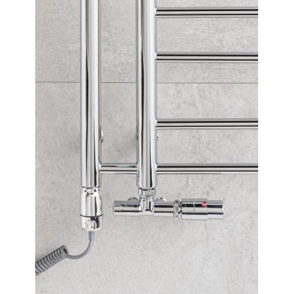 P.M.H. UNIKO-RC-EK - UNIKO termosztatikus fejjel szerelt jobb oldali szelep, fényes króm