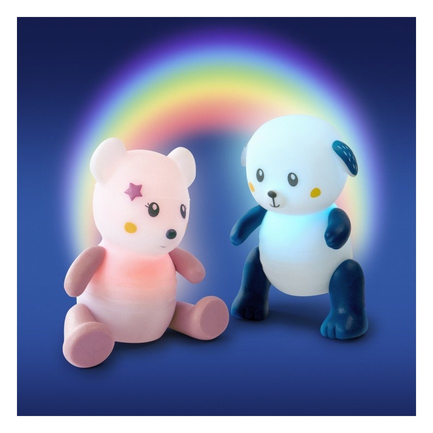 PABOBO - LED lámpa LUMILOVE egér rózsaszín