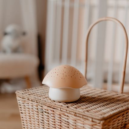 PABOBO - Projektor dallammal STAR MUSHROOM 3xAA lazac rózsaszín