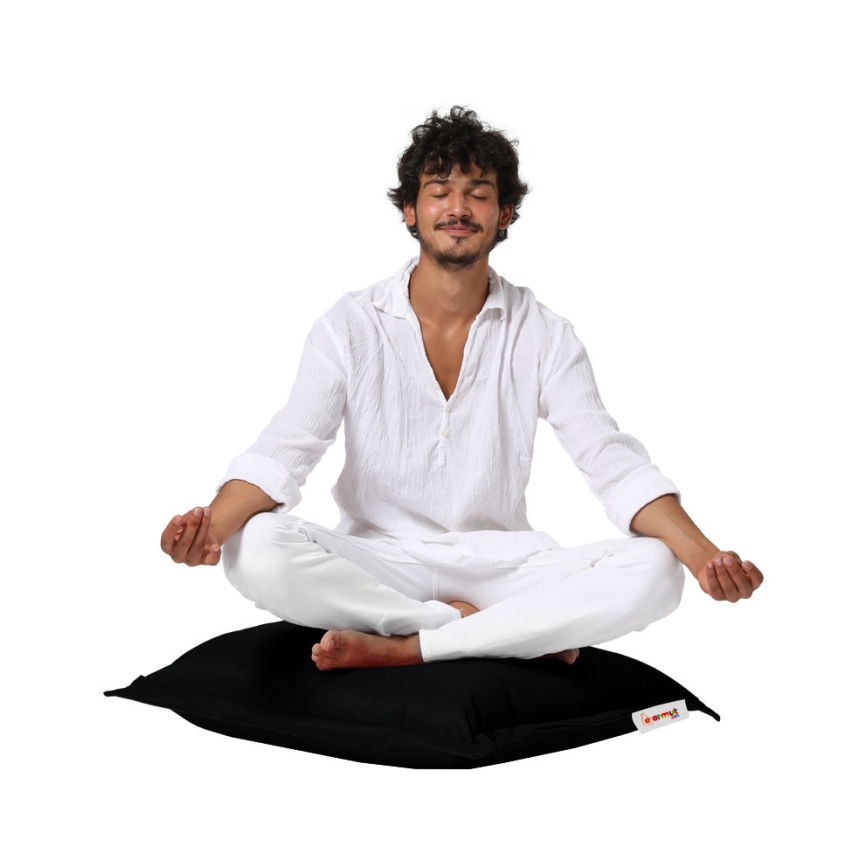 Padlópárna 70x70 cm fekete