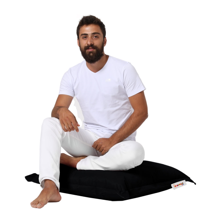 Padlópárna 70x70 cm fekete