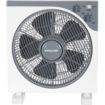 Padlóventilátor 45W/230V, 37 cm átmérő, fehér/szürke
