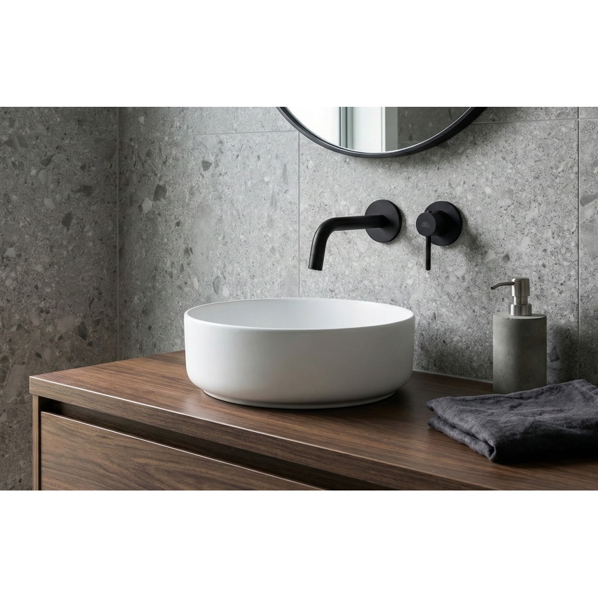 Paffoni - LIGHT falba építhető mosdócsaptelep, fekete