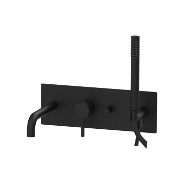 Paffoni - LIGHT fekete kádszett