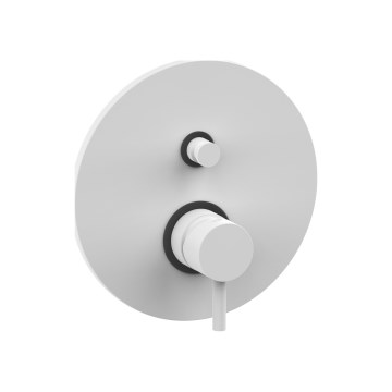 Paffoni - LIGHT rejtett beépítésű zuhanycsaptelep, matt fehér