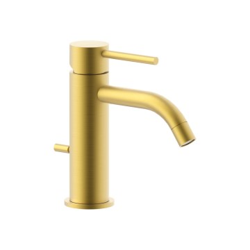 Paffoni - Mosdócsaptelep + LIGHT leeresztő, aranyszínű