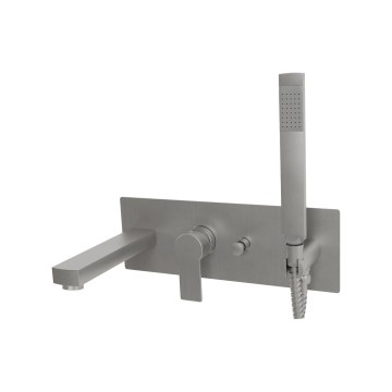 Paffoni - TANGO kádszett rejtett beépítésű csapteleppel, rozsdamentes acél