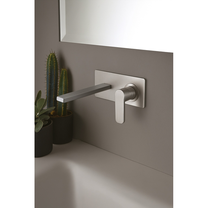 Paffoni - TANGO mosdócsaptelep falba süllyeszthető szereléshez, rozsdamentes acél