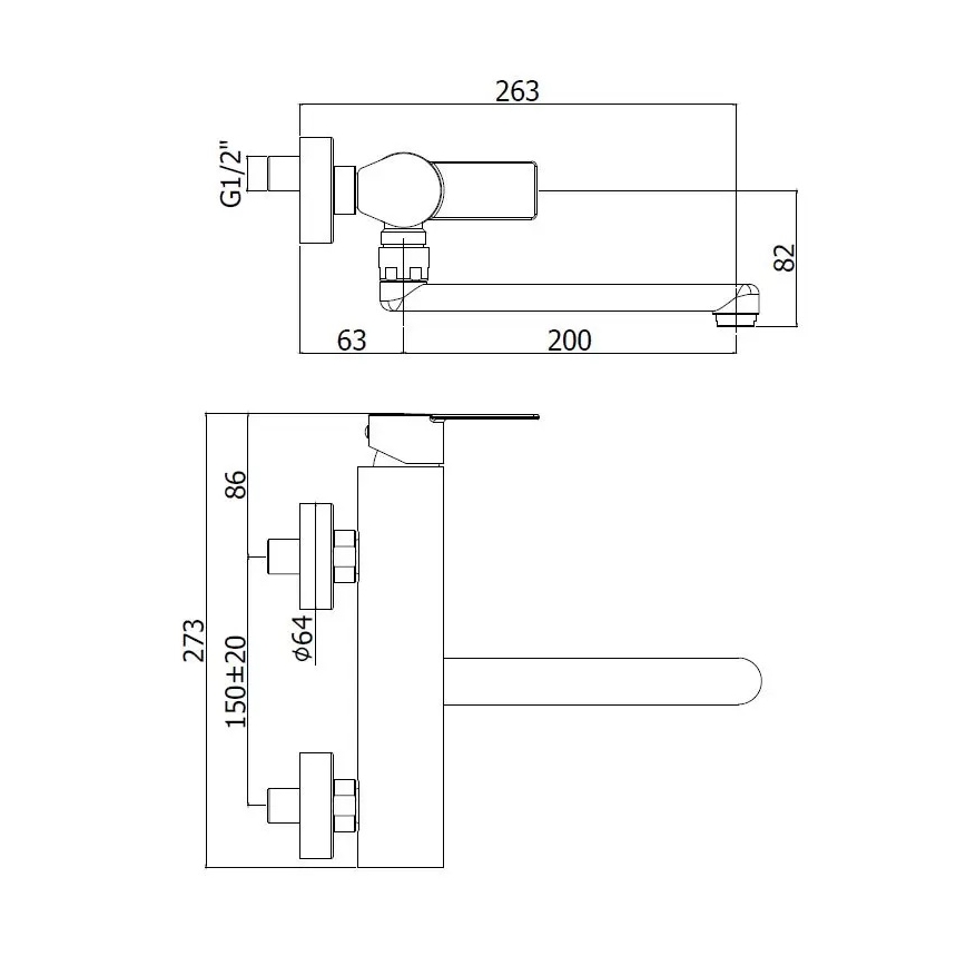 Paffoni - TANGO mosogató csaptelep, rozsdamentes acél