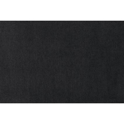 PALERMO jobbos, fekete kihúzható kanapé tárolóval és puffal