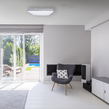 LED Dimmeres mennyezeti lámpa PALERMO LED/72W/230V + távirányító