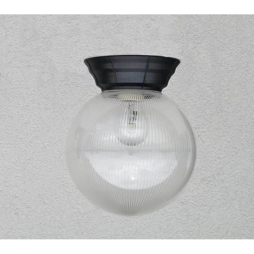 Kültéri mennyezeti lámpa NADIR 1xE27/15W/230V IP44 átlátszó