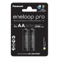 Panasonic - 2 db Tölthető elem AA Eneloop Pro 2500 mAh