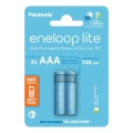 Panasonic - 2 db Tölthető elem AAA Eneloop Lite 550 mAh