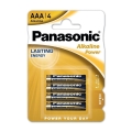 Panasonic - 4 db Alkáli elem AAA/LR03