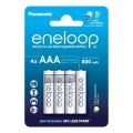 Panasonic - 4 db Tölthető elem AAA Eneloop 800 mAh