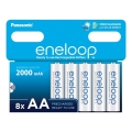 Panasonic - 8 db Tölthető elem AA Eneloop 2000 mAh