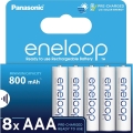 Panasonic - 8 db Tölthető elem AAA Eneloop 800 mAh