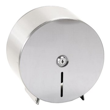 Papírtartó 20x20 cm rozsdamentes acél/ezüst