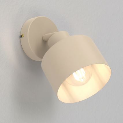 PARKLA falra szerelhető spotlámpa 1xE27/15W/230V bézs