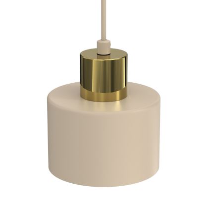 PARKLA kábelen függesztett lámpa 1xE27/15W/230V, bézs/arany