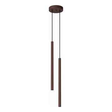 PASTELO kábeles függőlámpa 2xG9/8W/230V barna
