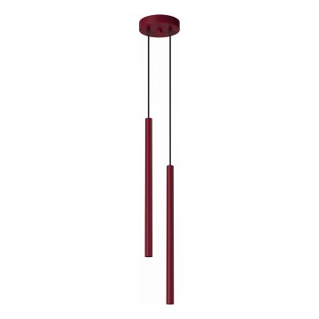 PASTELO kábeles függőlámpa, 2xG9/8W/230V, piros