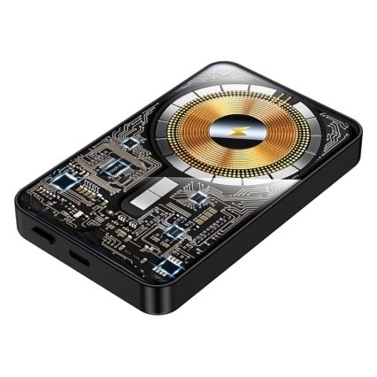 PATONA - Power Bank 10000mAh Li-Pol-PD20W MagSafe USB-C és Qi töltés