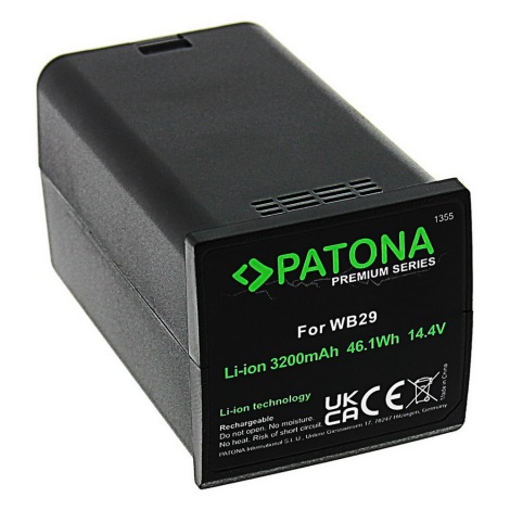PATONA - Akkumulátor GODOX AD200 3200mAh Li-Ion 14,4V WB29