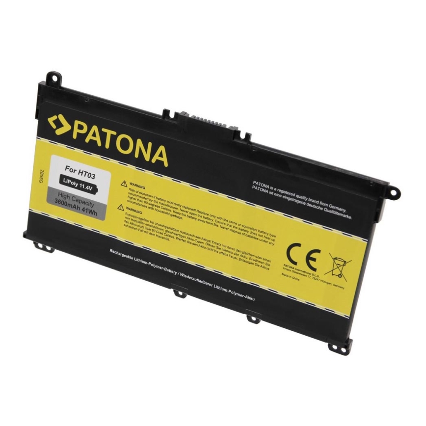 PATONA - Akkumulátor HP Pavilion X360 14-BA serie 3400mAh Li-Pol 11,55V BK03 / BK03XL