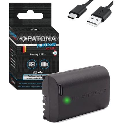 PATONA - Canon LP-E6NH akkumulátor 2600mAh Li-Ion Platinum USB-C
