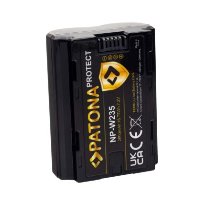 PATONA - Fuji NP-W235 akkumulátor 2600mAh Li-Ion 7,2V Protect X-T4