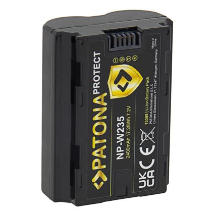 PATONA - Fuji NP-W235 akkumulátor 2600mAh Li-Ion 7,2V Protect X-T4