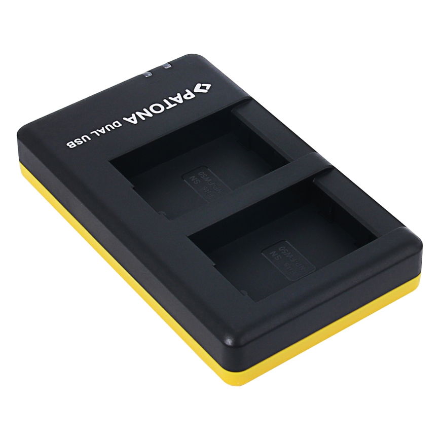 PATONA - Kettős Gyors Töltő Sony NP-FW50 USB-hez