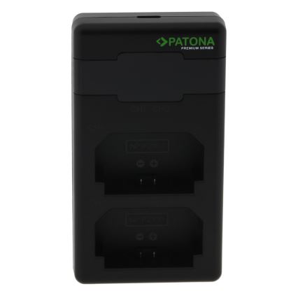 PATONA - Gyorstöltő Dual Sony NP-FZ100 + kábel USB-C 0,6m