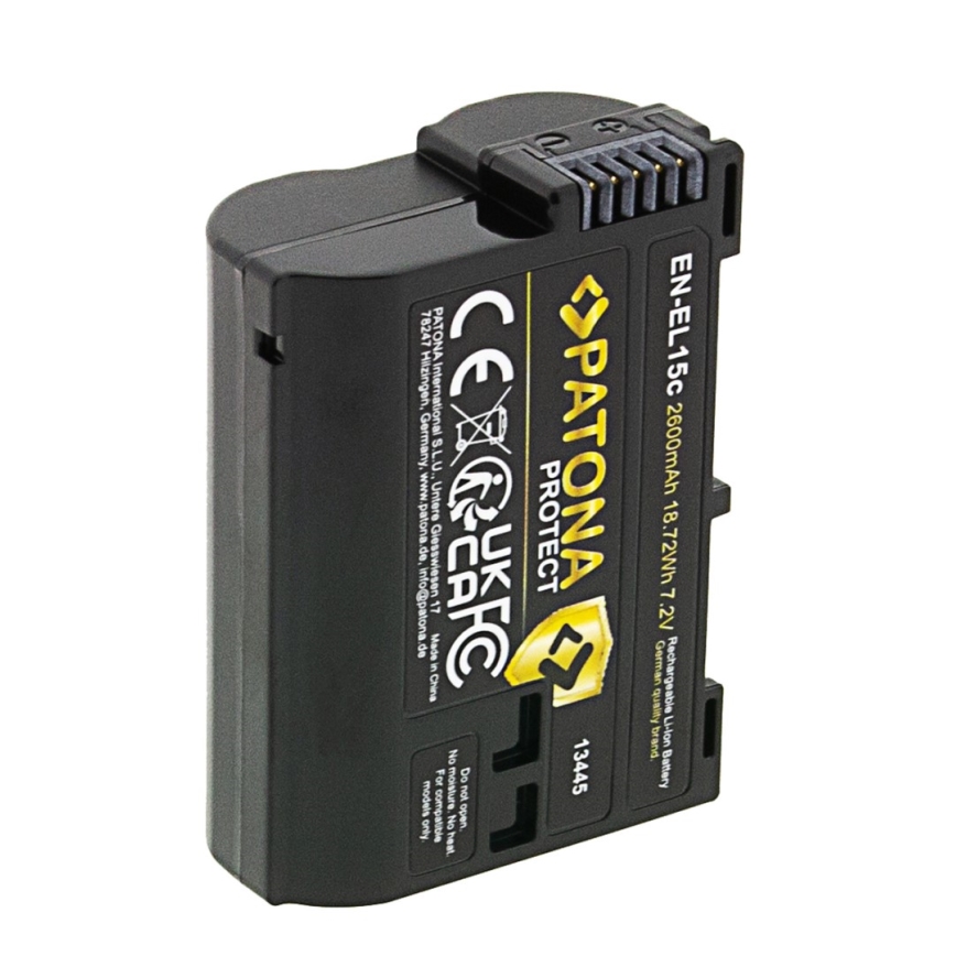 PATONA - Nikon EN-EL15C 2600 mAh Li-ion Protect akkumulátor