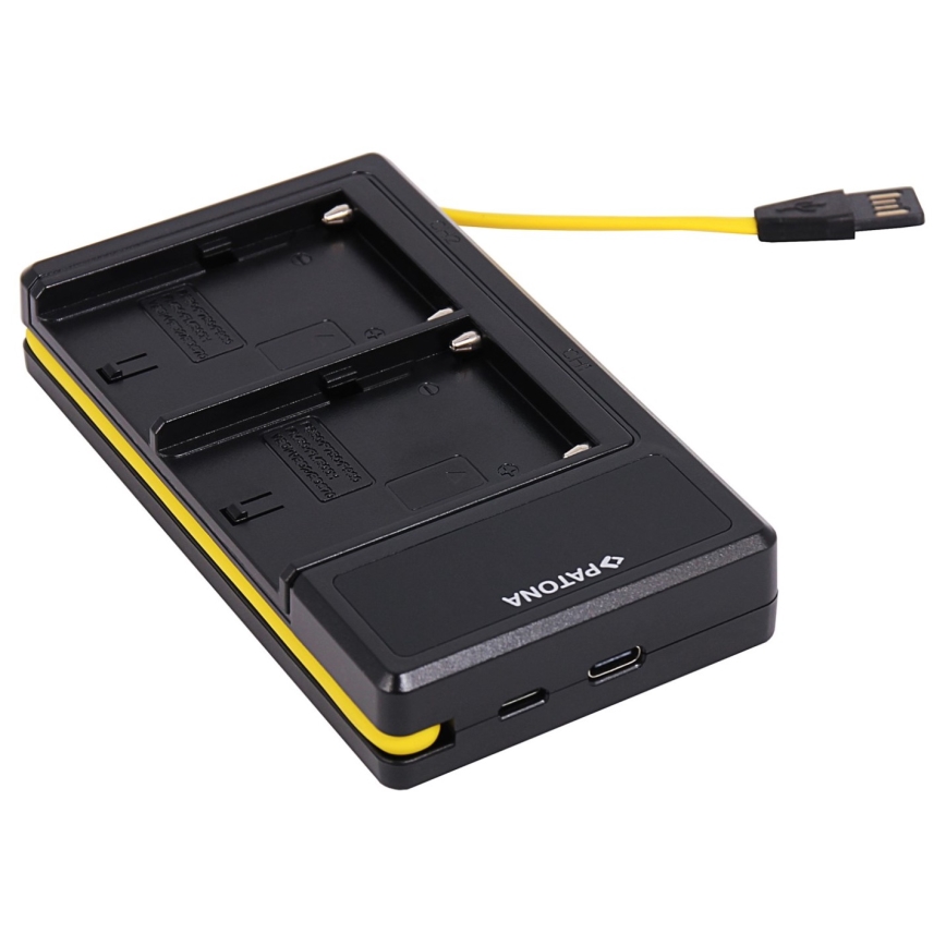 PATONA - Töltő Dual Sony NP-F970/F960/F950 USB